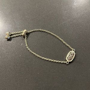 Kendra Scott Elaina Silver Adjustable Chain Bracelet